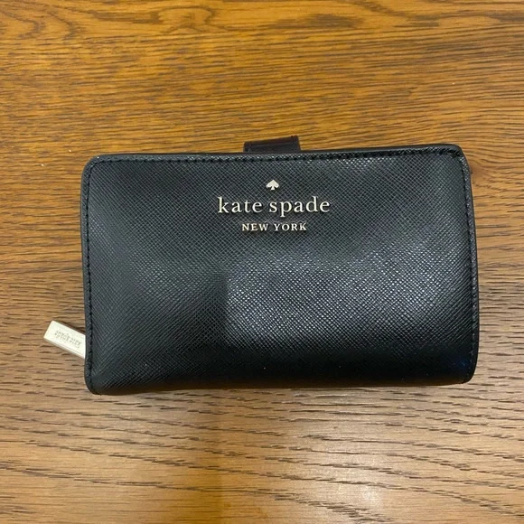 Kate Spade Black Leather Wallet - Picture 1 of 7